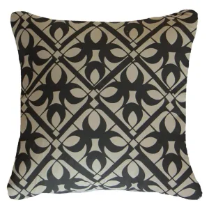 Chain Screen Black Lounge Cushion 55 x 55 cm