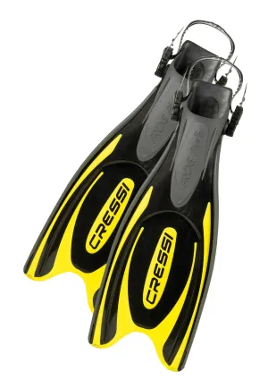 CRESSI FROG PLUS FINS - BLACK/YELLOW