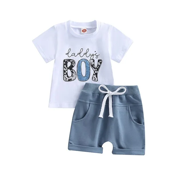 Daddys boy - Cute Boys Casual Set