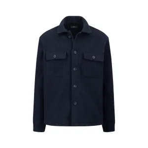 Fynch-Hatton Soft Overshirt Navy 14108013