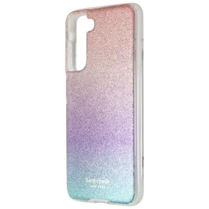 Kate Spade Defensive Hardshell Case for Galaxy S21 5G - Glitter Ombre Pink