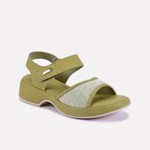 Ophelia Green Soft Casual Sandals 0421297