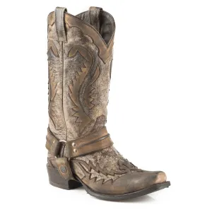 Stetson Brown Men's Outlaw Square Toe 0592