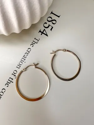 Velani Jewelry Finesse Hoop Earrings - 14K Gold Filled