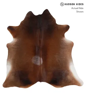 Warm Caramel X-Large Brazilian Cowhide Rug 6'5"H x 6'7"W #A4862 by Hudson Hides