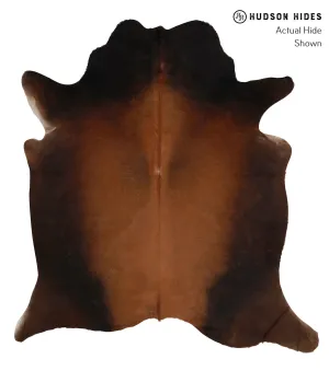 Warm Caramel X-Large Brazilian Cowhide Rug 6'9"H x 6'1"W #85400 by Hudson Hides